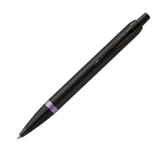 خودکار پارکر آی ام مشکی مات آماتیس بنفش Parker IM Black Amethyst Purple Vibrant Rings Ballpoint Pen