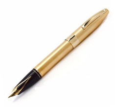 خودنویس شیفر لگیسی تمام طلایی مات Sheaffer Legacy Gold plated matt Fountain Pen